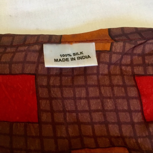 Silk Bell Sleeve Crop Top - Picture 7 of 7